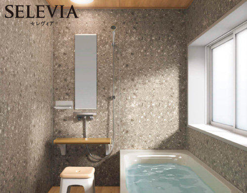 クリナップのバスルーム「SELEVIA（セレヴィア）・rakuvia（ラクヴィア）」、洗面化粧台「ELVITA（エルヴィータ）・rakutowa（ラクトワ）」