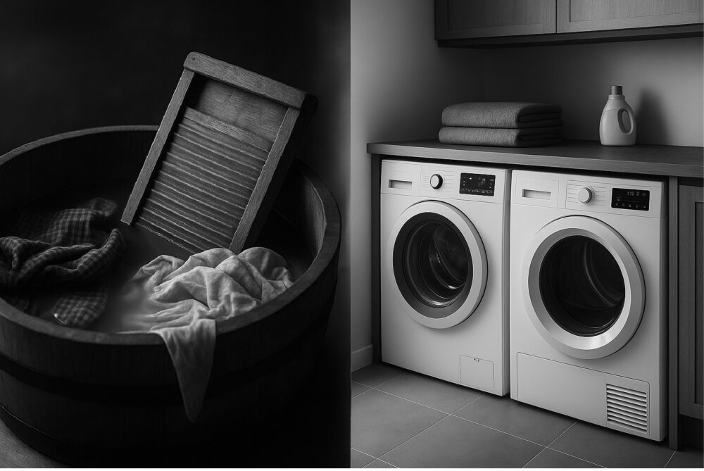 「干す」という家事が消えた日 ～暮らしを変えた住宅設備の進化～