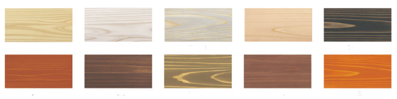 25色の豊富なカラーバリエーションの一部掲載(10色)