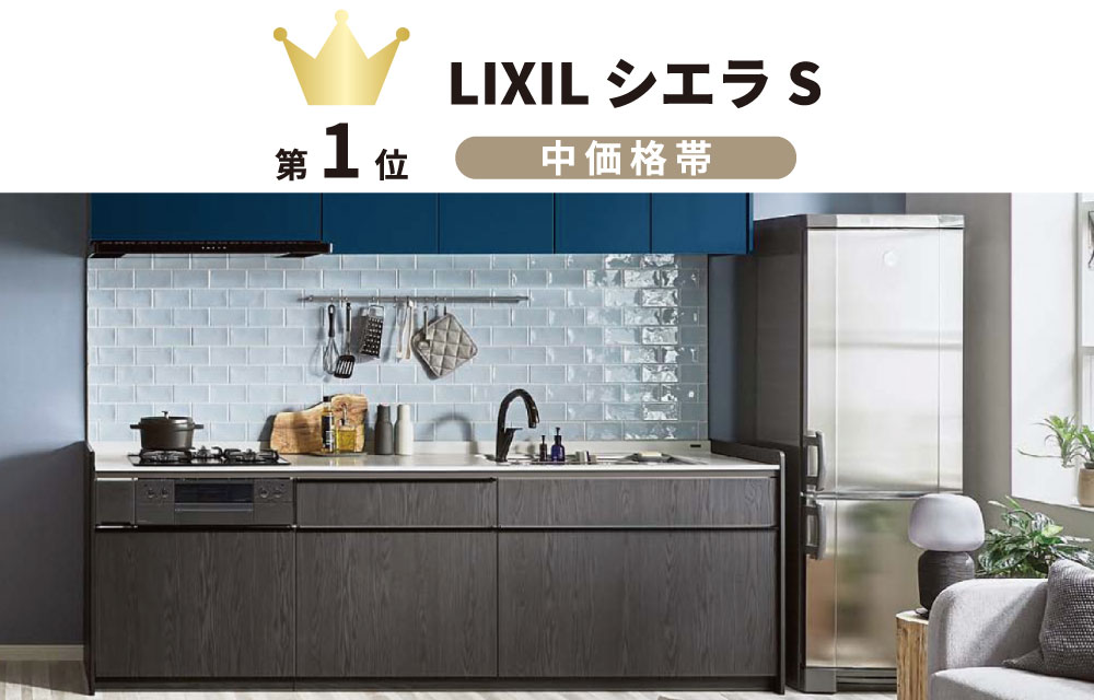 第1位 LIXIL シエラS 中価格帯